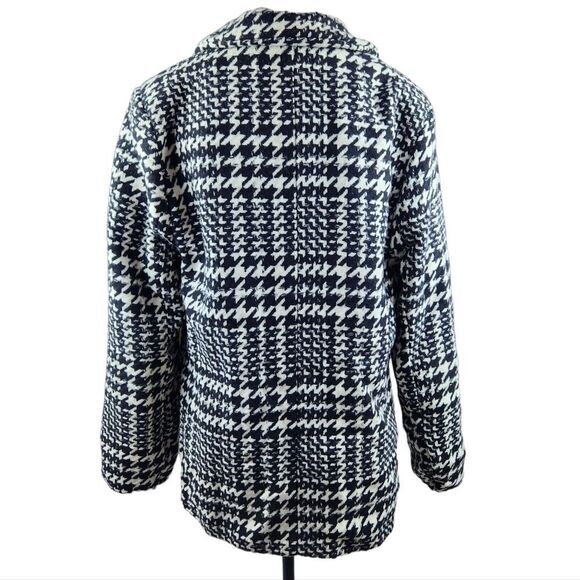 Jade & Ivory 26 International NWT Double Breasted Houndstooth Blazer Peacoat M - Picture 10 of 10